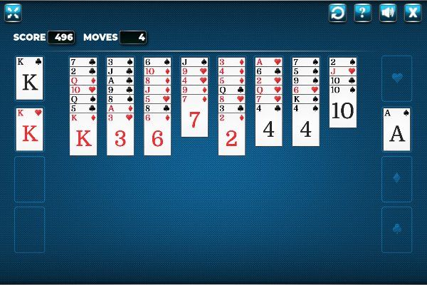 Freecell Solitaire 🕹️ 🃏 | Jeu de navigateur de puzzle de cartes - Image 3