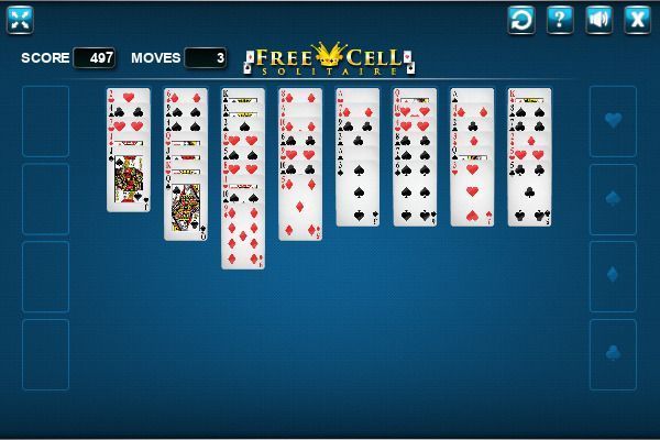 FreeCell 🕹️ 🃏 | Free Cards Logic Browser Game - Image 1