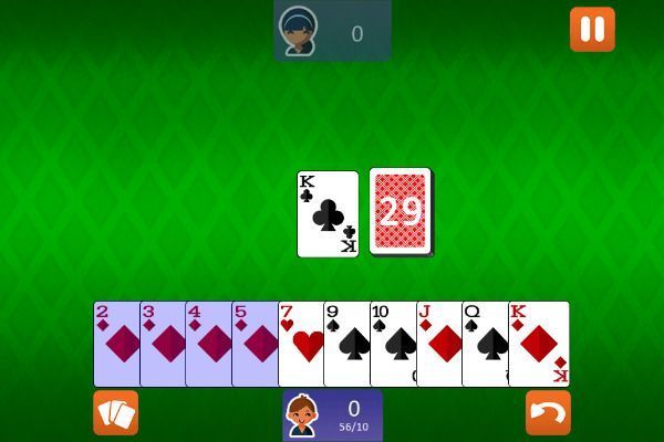 Gin Rummy Classic 🕹️ 🃏 | Jogo de navegador de cartas de habilidade - Imagem 3