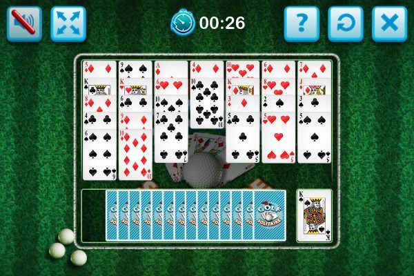 Golf Solitaire 🕹️ 🃏 | Jogo de navegador de cartas de lógica - Imagem 2