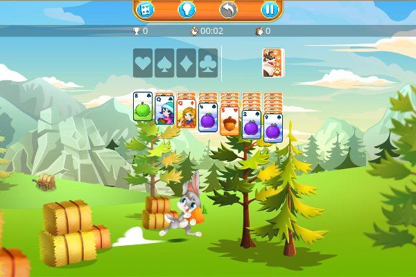 Happy Farm Solitaire 🕹️ 🃏 | Gioco per browser rompicapo di carte - Immagine 3