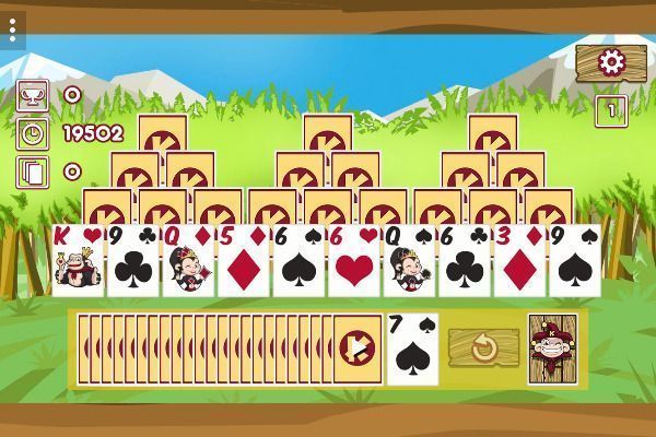 Kiba & Kumba Tri Towers Solitaire 🕹️ 🃏 | Jogo de navegador de cartas - Imagem 1