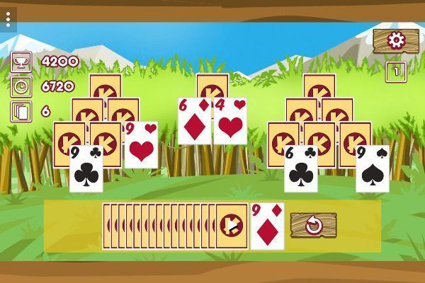 Kiba & Kumba Tri Towers Solitaire 🕹️ 🃏 | Gioco per browser di carte - Immagine 2