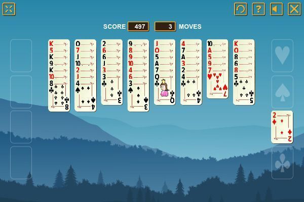 King of FreeCell 🕹️ 🃏 | Gioco per browser di carte di logica - Immagine 2