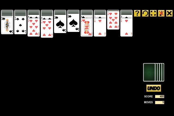 King of Spider Solitaire 🕹️ 🃏 | Kartenspiel Logik Kostenloses Browserspiel - Bild 1