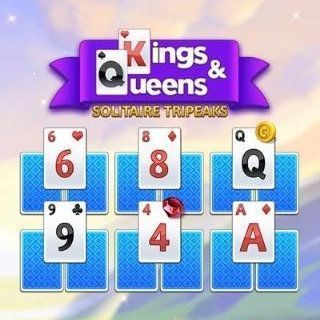 Play Kings and Queens Solitaire Tripeaks  🕹️ 🃏