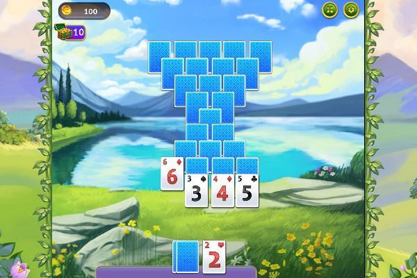 Kings and Queens Solitaire Tripeaks 🕹️ 🃏 | Gioco per browser di carte rompicapo - Immagine 1