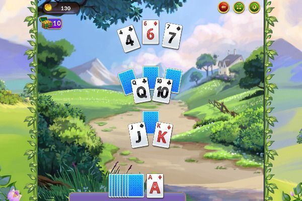 Kings and Queens Solitaire Tripeaks 🕹️ 🃏 | Kartenspiel Puzzle Kostenloses Browserspiel - Bild 3