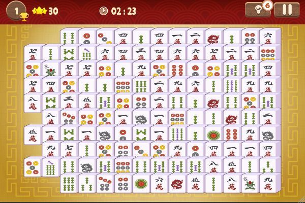 Mahjong Connect Classic 🕹️ 🃏 | Kartenspiel Strategie Kostenloses Browserspiel - Bild 2