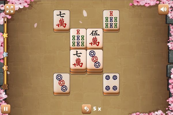 Mahjong Flowers 🕹️ 🃏 | Kartenspiel Puzzle Kostenloses Browserspiel - Bild 1