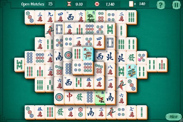 Mahjong 🕹️ 🃏 | Kartenspiel Brettspiel Kostenloses Browserspiel - Bild 1