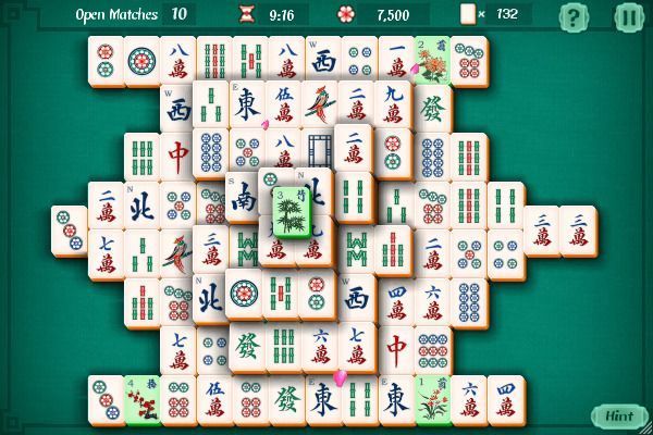 Mahjong 🕹️ 🃏 | Kartenspiel Brettspiel Kostenloses Browserspiel - Bild 2