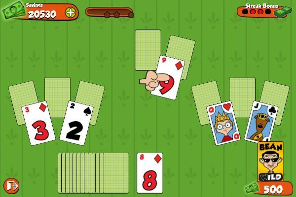 Mr Bean Solitaire Adventures 🕹️ 🃏 | Kartenspiel Puzzle Kostenloses Browserspiel - Bild 1