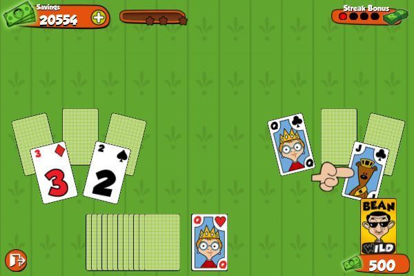 Mr Bean Solitaire Adventures 🕹️ 🃏 | Gioco per browser di carte rompicapo - Immagine 2
