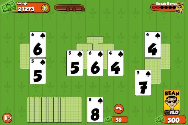 Mr Bean Solitaire Adventures 🕹️ 🃏 | Jogo de navegador de cartas de quebra-cabeças - Imagem 3