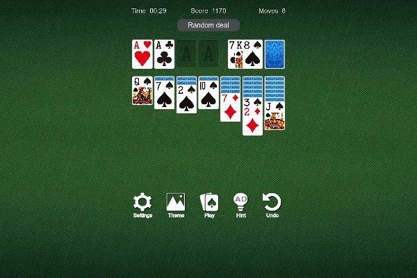 Original Classic Solitaire 🕹️ 🃏 | Jeu de navigateur de puzzle de cartes - Image 2