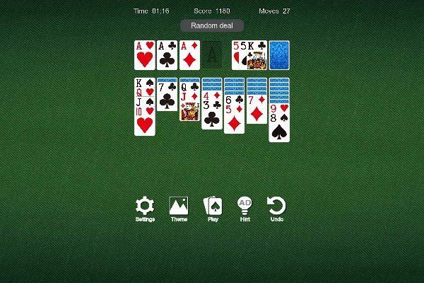 Original Classic Solitaire 🕹️ 🃏 | Gioco per browser rompicapo di carte - Immagine 3