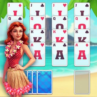 Jogar Palm Island Solitaire  🕹️ 🃏