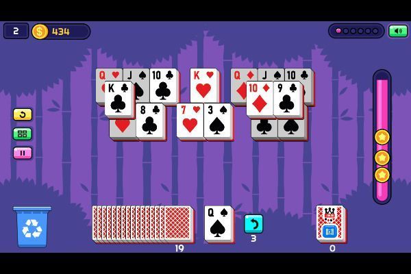 Pandjohng Solitaire 🕹️ 🃏 | Kartenspiel Puzzle Kostenloses Browserspiel - Bild 1