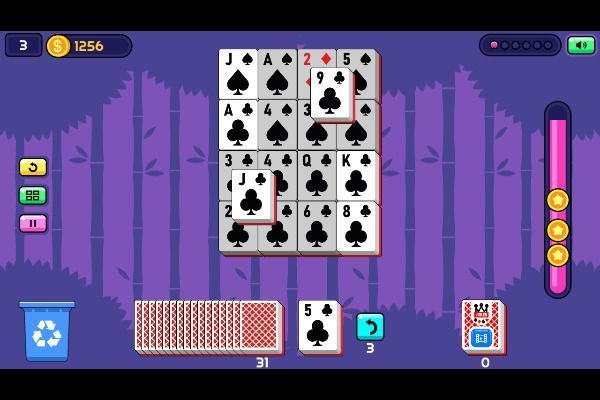 Pandjohng Solitaire 🕹️ 🃏 | Kartenspiel Puzzle Kostenloses Browserspiel - Bild 2