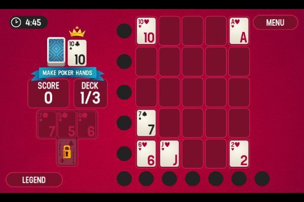 Royal Vegas Solitaire 🕹️ 🃏 | Kartenspiel Logik Kostenloses Browserspiel - Bild 2