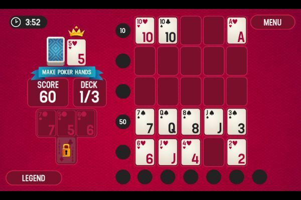 Royal Vegas Solitaire 🕹️ 🃏 | Kartenspiel Logik Kostenloses Browserspiel - Bild 3