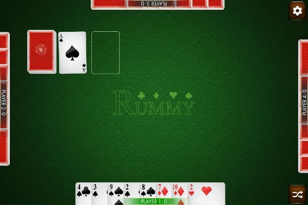 Rummy Multiplayer 🕹️ 🃏 | Jogo de navegador de cartas de lógica - Imagem 1