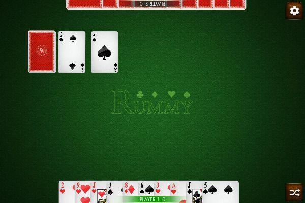 Rummy Multiplayer 🕹️ 🃏 | Kartenspiel Logik Kostenloses Browserspiel - Bild 2