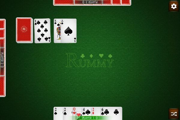 Rummy Multiplayer 🕹️ 🃏 | Kartenspiel Logik Kostenloses Browserspiel - Bild 3