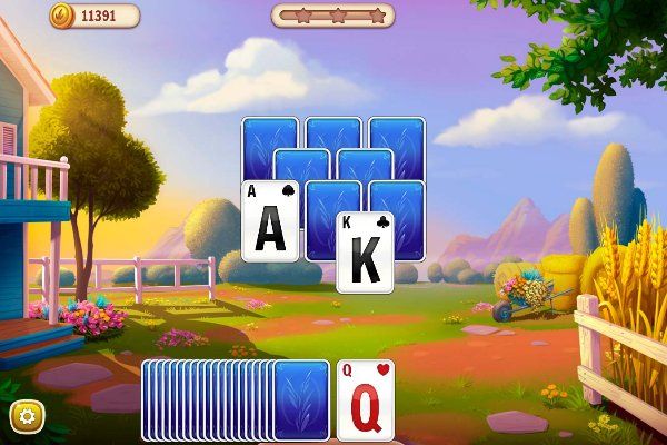 Solitaire Farm Seasons 2 🕹️ 🃏 | Gioco per browser rompicapo di carte - Immagine 1