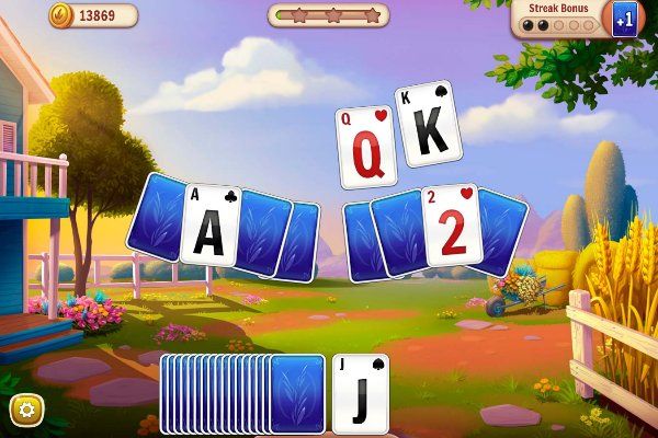 Solitaire Farm Seasons 2 🕹️ 🃏 | Juego de navegador rompecabezas de cartas - Imagen 2