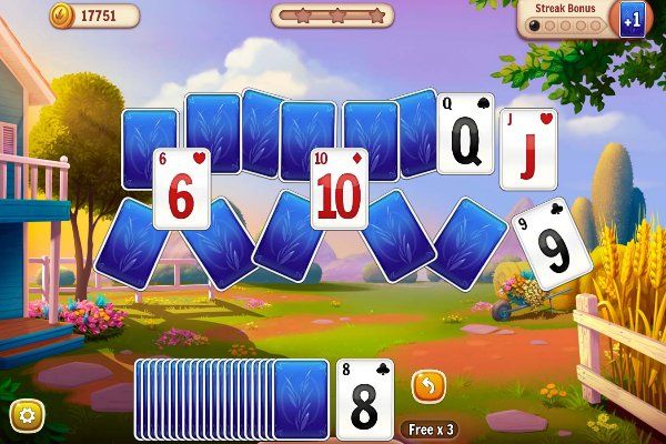 Solitaire Farm Seasons 2 🕹️ 🃏 | Juego de navegador rompecabezas de cartas - Imagen 3