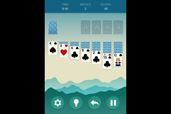 Solitaire Grande 🕹️ 🃏 | Kartenspiel Logik Kostenloses Browserspiel - Bild 1