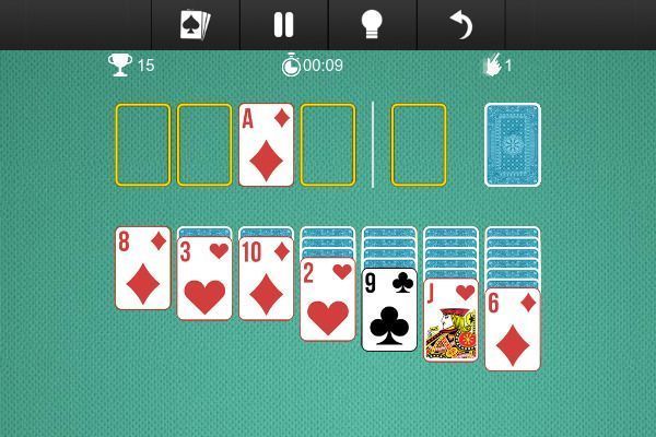 Solitaire Klondike 🕹️ 🃏 | Jogo de navegador de cartas - Imagem 2