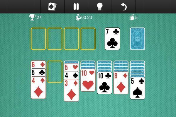 Solitaire Klondike 🕹️ 🃏 | Jogo de navegador de cartas - Imagem 3