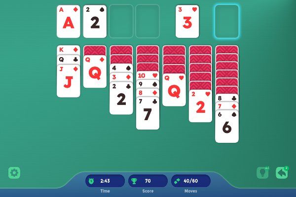 Solitaire Shuffle 🕹️ 🃏 | Free Puzzle Cards Browser Game - Image 2