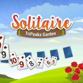 Play Solitaire TriPeaks Garden  🕹️ 🃏