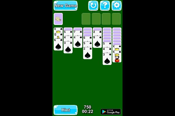 Spiderette Solitaire 🕹️ 🃏 | Free Cards Puzzle Browser Game - Image 2