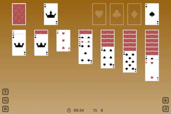 Super Solitaire 🕹️ 🃏 | Free Cards Logic Browser Game - Image 1