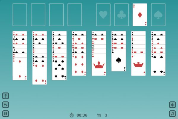Super Solitaire 🕹️ 🃏 | Free Cards Logic Browser Game - Image 3