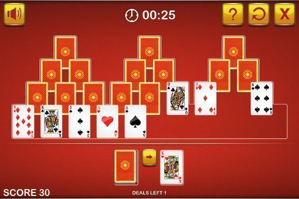 Tri Peaks Solitaire Classic 🕹️ 🃏 | Free Cards Skill Browser Game - Image 2
