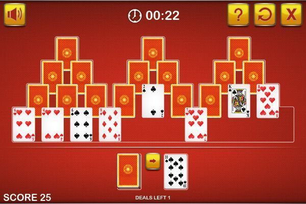 Tri Peaks Solitaire Classic 🕹️ 🃏 | Free Cards Skill Browser Game - Image 3