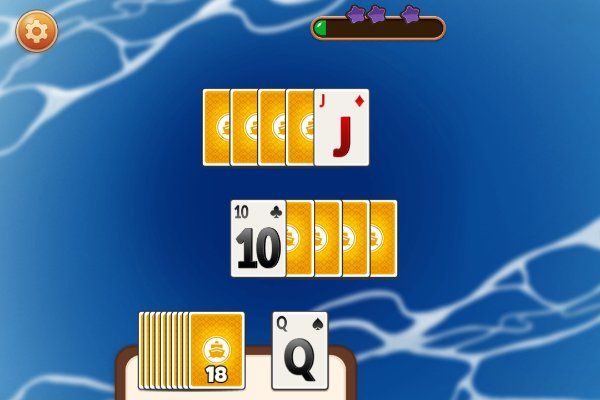 Tripeaks Solitaire Holiday 🕹️ 🃏 | Jeu de navigateur de puzzle de cartes - Image 2