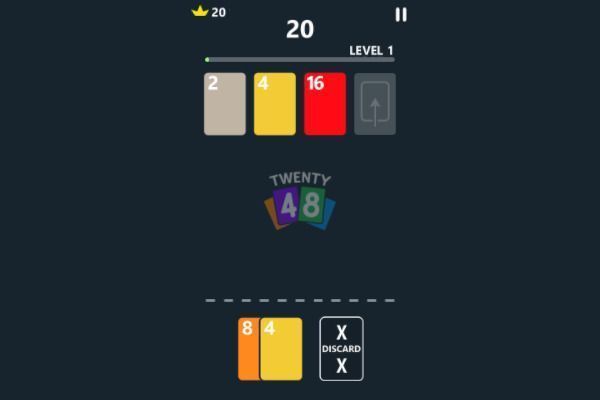 Twenty48 Solitaire 🕹️ 🃏 | Juego de navegador rompecabezas de cartas - Imagen 2