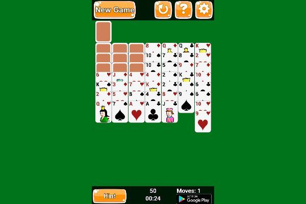 Wasp Solitaire 🕹️ 🃏 | Kartenspiel Puzzle Kostenloses Browserspiel - Bild 2