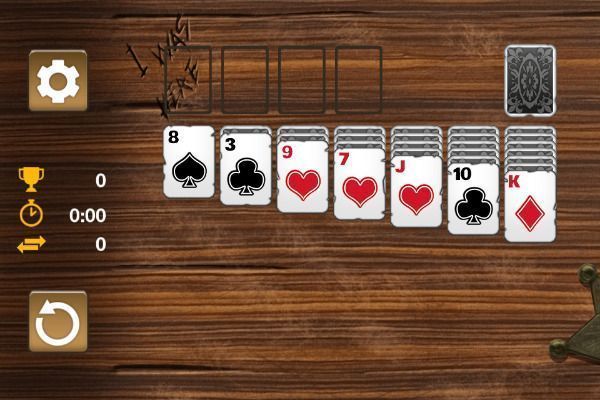 Western Solitaire - Solitario 🕹️ 🃏 | Gioco per browser di carte - Immagine 1