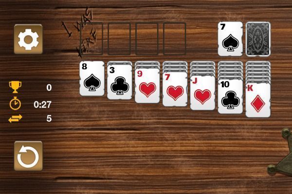 Western Solitaire - Solitario 🕹️ 🃏 | Gioco per browser di carte - Immagine 2