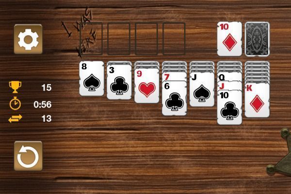 Western Solitaire - Solitario 🕹️ 🃏 | Gioco per browser di carte - Immagine 3