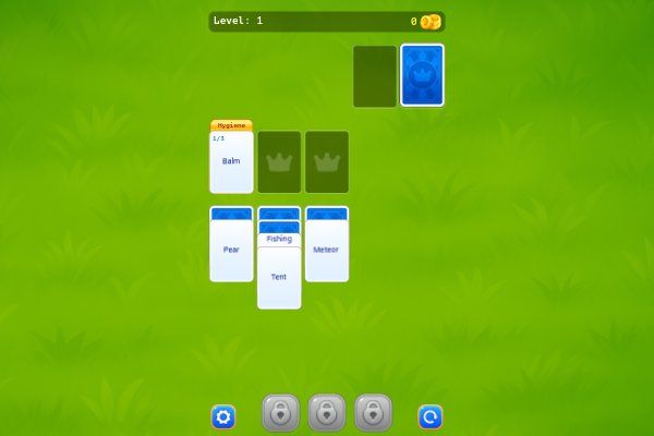 Word Solitaire 🕹️ 🃏 | Strategie Kartenspiel Kostenloses Browserspiel - Bild 1
