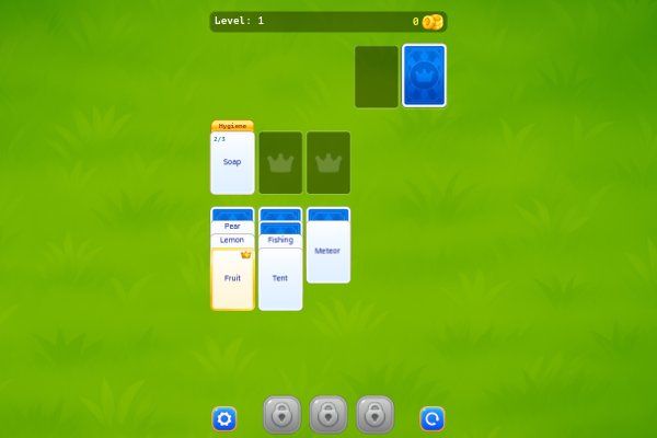 Word Solitaire 🕹️ 🃏 | Strategie Kartenspiel Kostenloses Browserspiel - Bild 2